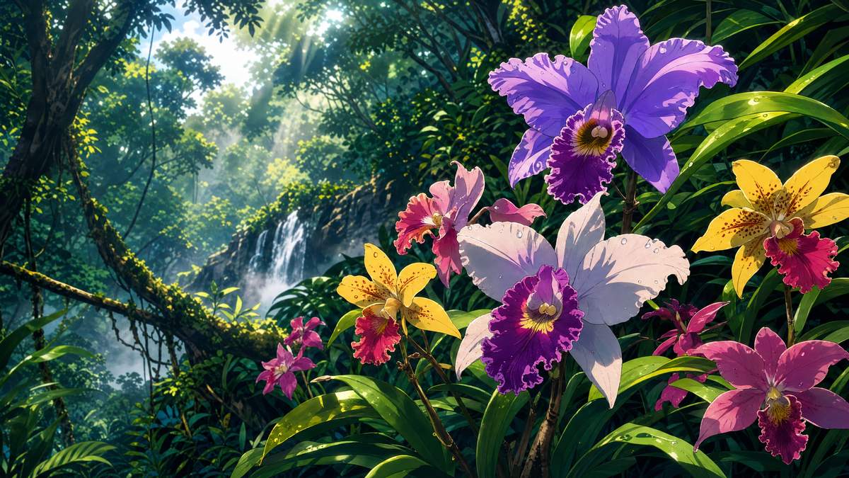 蜜桃传媒植物视频-热带兰花探秘